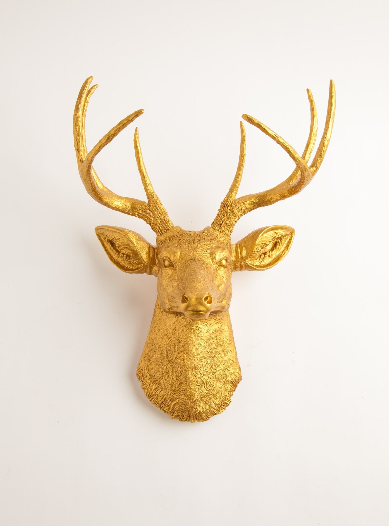 Chrome Deer Wall Mount Trophy | Resin Taxidermy