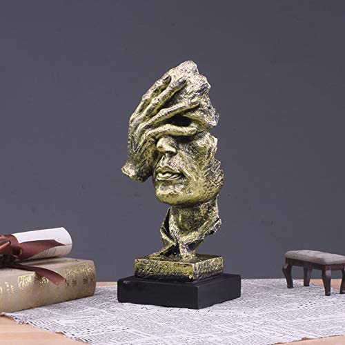 Silent Face Sculpture (See No Evil)