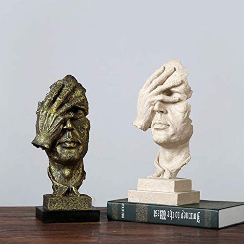 Silent Face Sculpture (See No Evil)